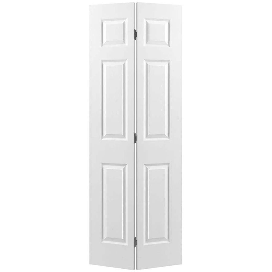 Masonite 24 in. x 80 in. Textured 6-Panel Primed Hollow Core Composite Bi-fold Interior Door 02431 - The Home Depot added by Kelli French