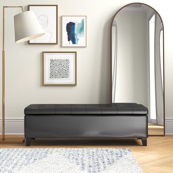 Hillcrest Faux Leather Upholstered Storage Bench added by Elizabeth Lovelace