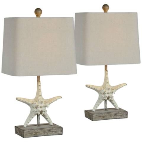 Darla Driftwood 19 1/2" High Accent Table Lamps Set of 2 - #573N0 | Lamps Plus added by Julia McAleese