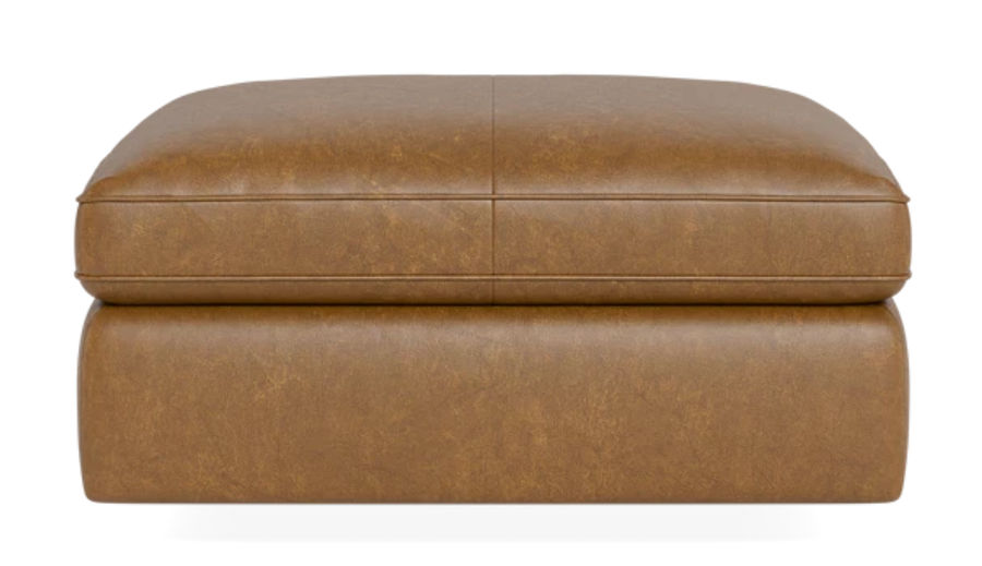 James Leather Ottoma with Storage in Palomino added by Katherine Yeager