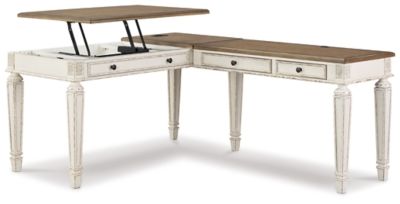 Realyn 2-Piece Home Office Lift Top Desk | Ashley added by Karla Barker