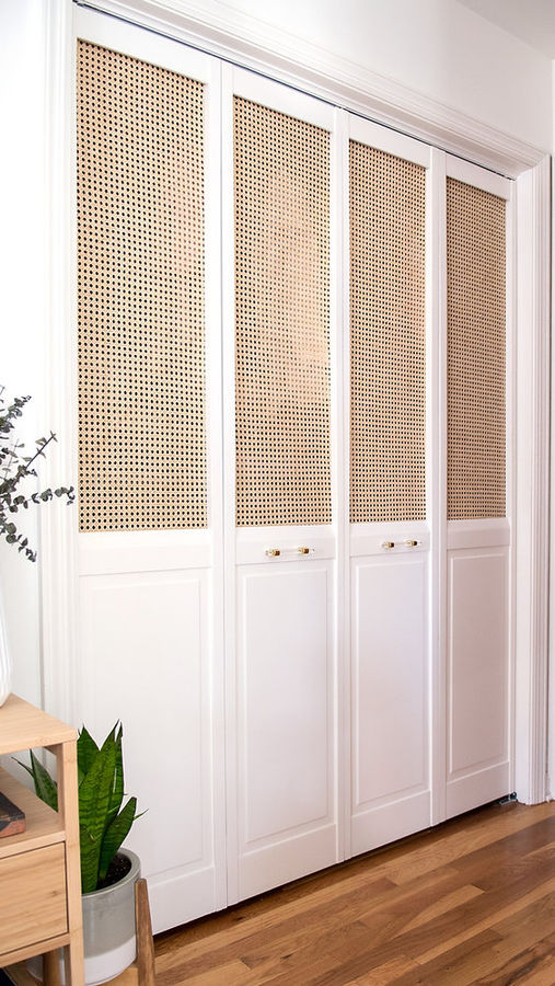 DIY Cane Closet Doors added by Erika Clemens