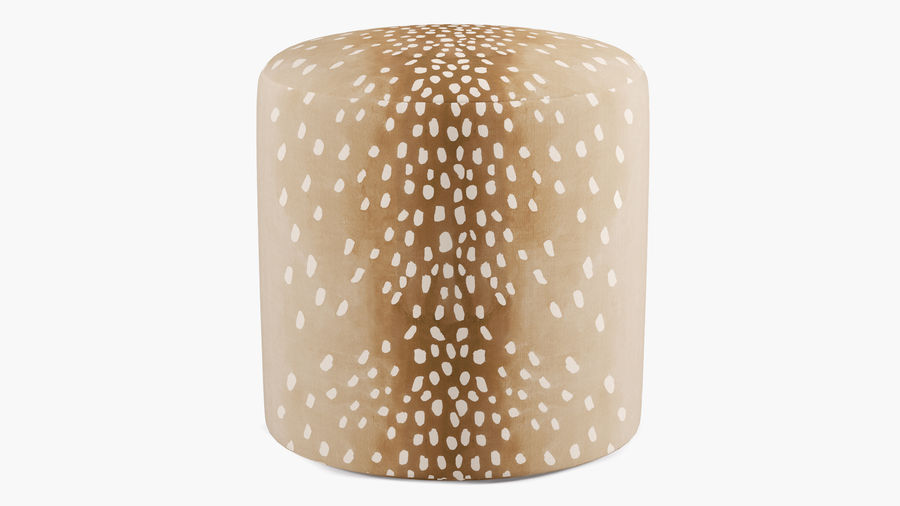 Drum Ottoman | Fawn added by Kate Savitch