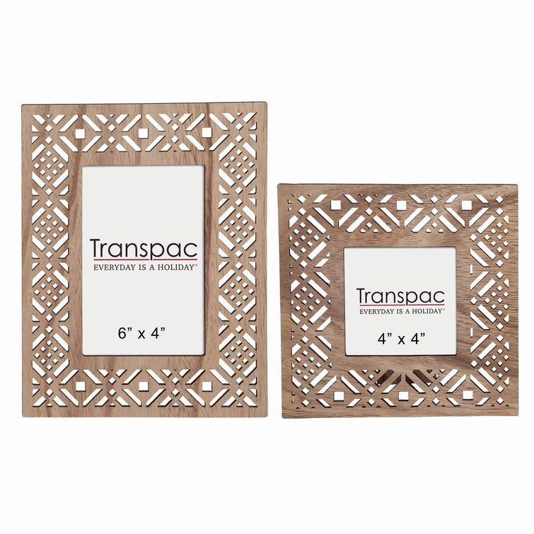 Red Barrel Studio® Wood 9" Brown Spring Die-Cut Patterned Frame Set Of 3 added by Heather Brooks