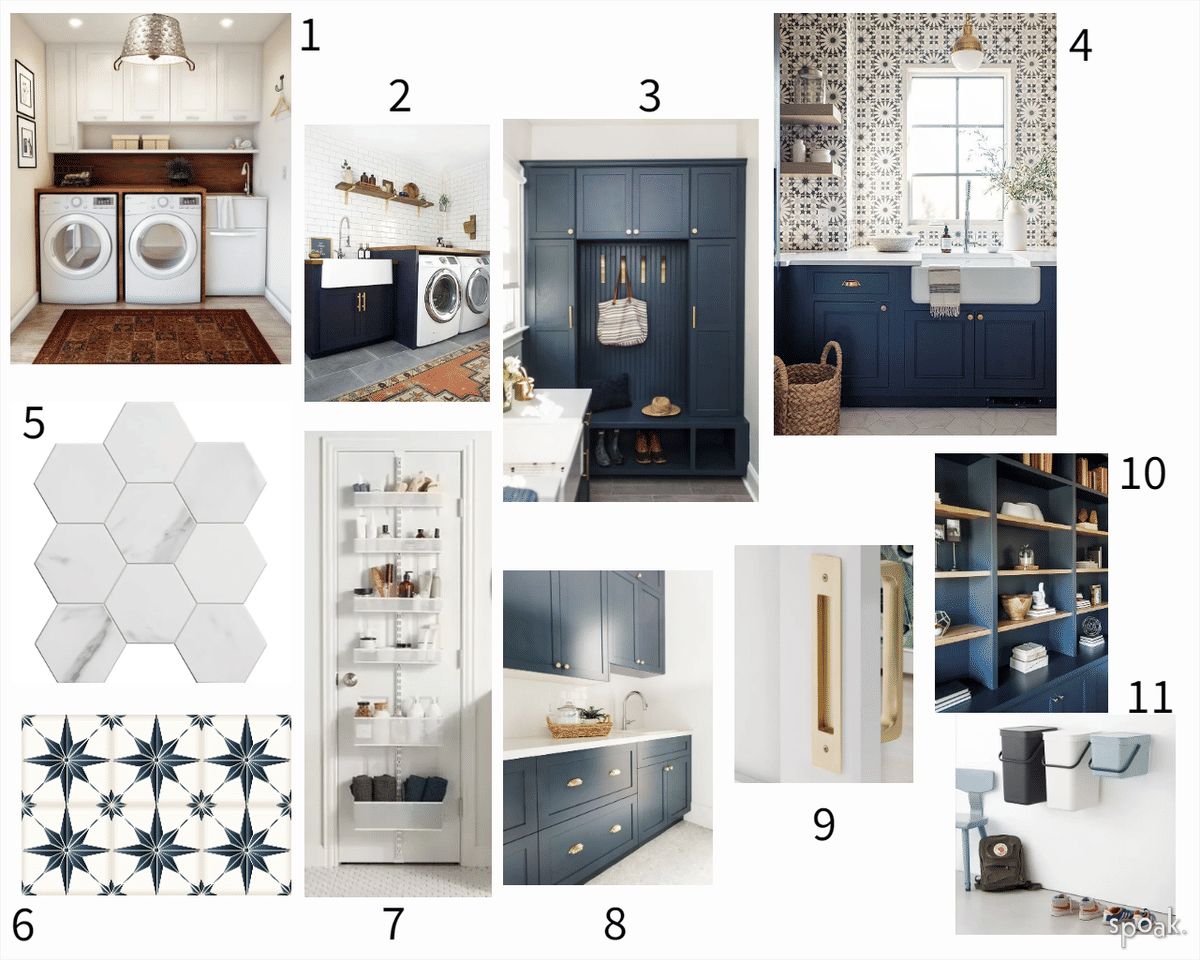 Laundry Room Inspo designed by Emily Emmert