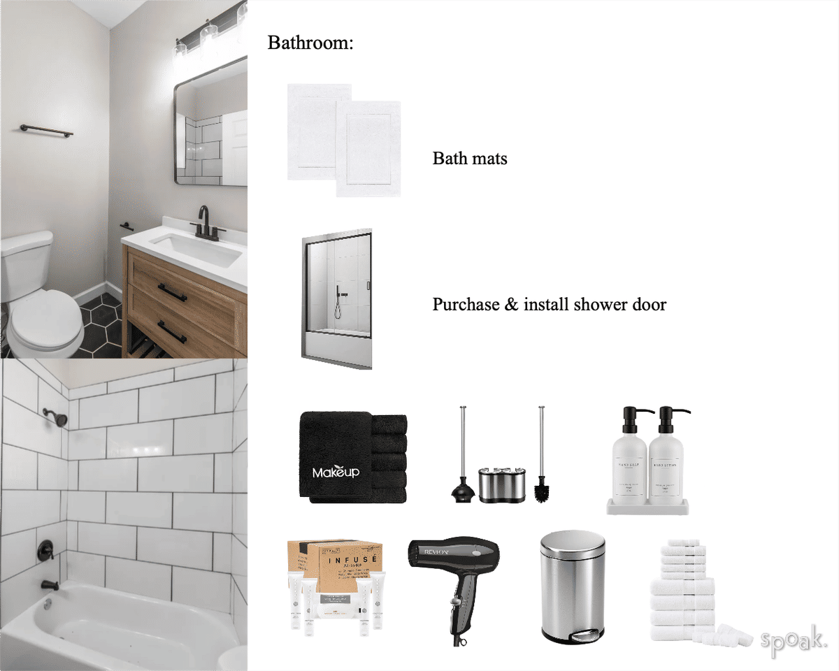 Bathroom Ideas designed by Breanna Selby