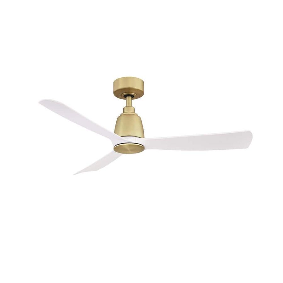 FANIMATION Kute 44 in. Indoor/Outdoor Brushed Satin Ceiling Fan with Remote Control and DC Motor FPD8547BS - The Home Depot added by Cornelia Spiske