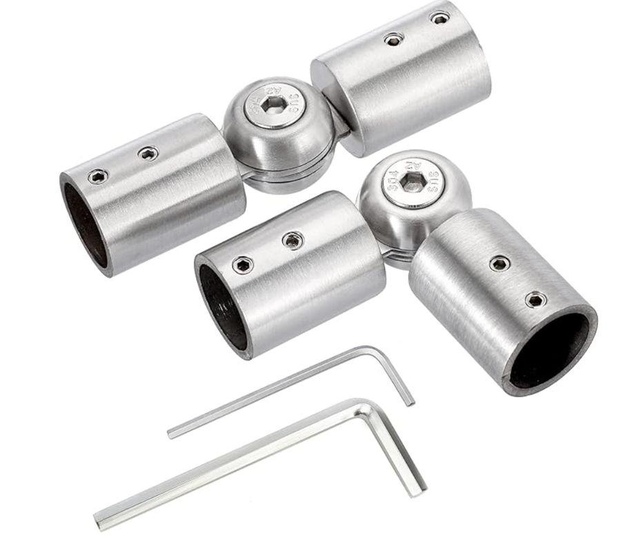 Adjustable Curtain Rods Corner Connector added by KH Design Concepts