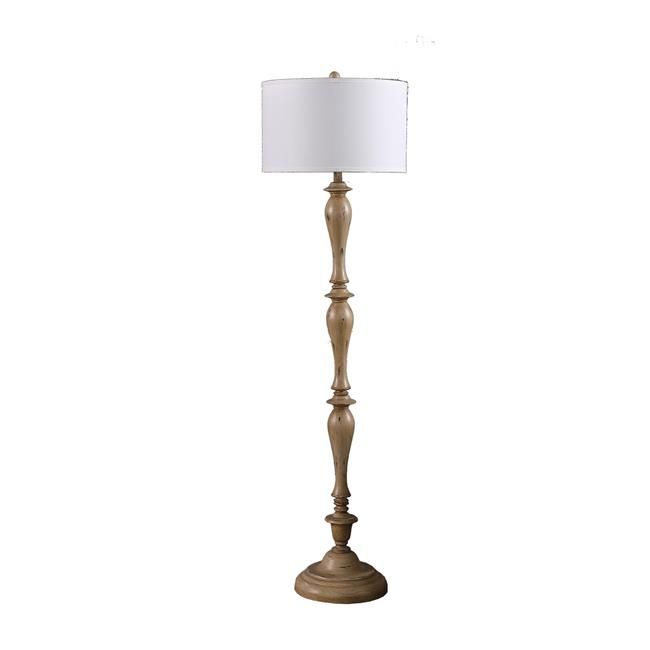 ORE International 61.5" In Coastal Wood Effect Polyresin Floor Lamp - Walmart.com added by Melissa Fraum