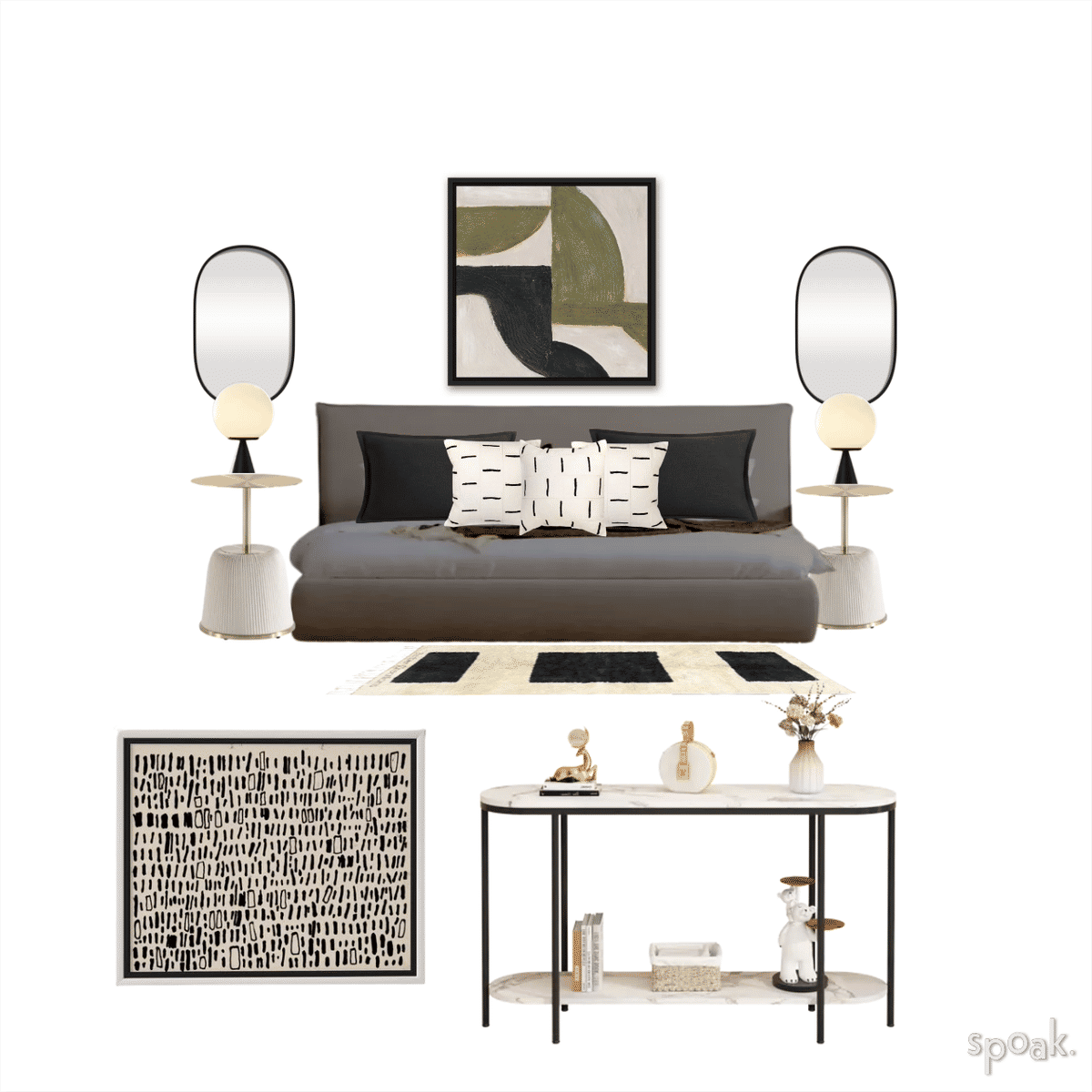 Kitchen + Living Room Inspo designed by Alivia Korsun