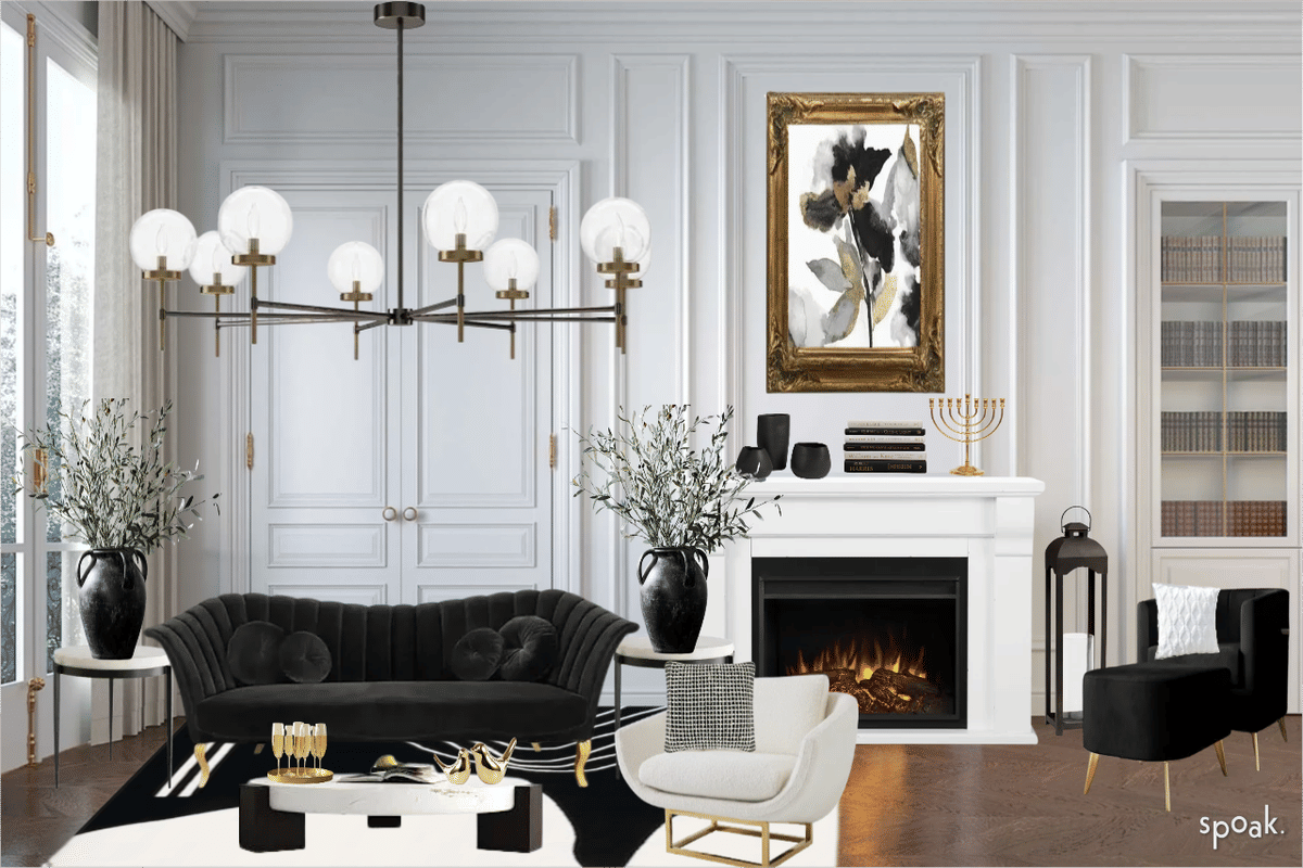 Kitchen + Living Room Ideas designed by Megan Cueno