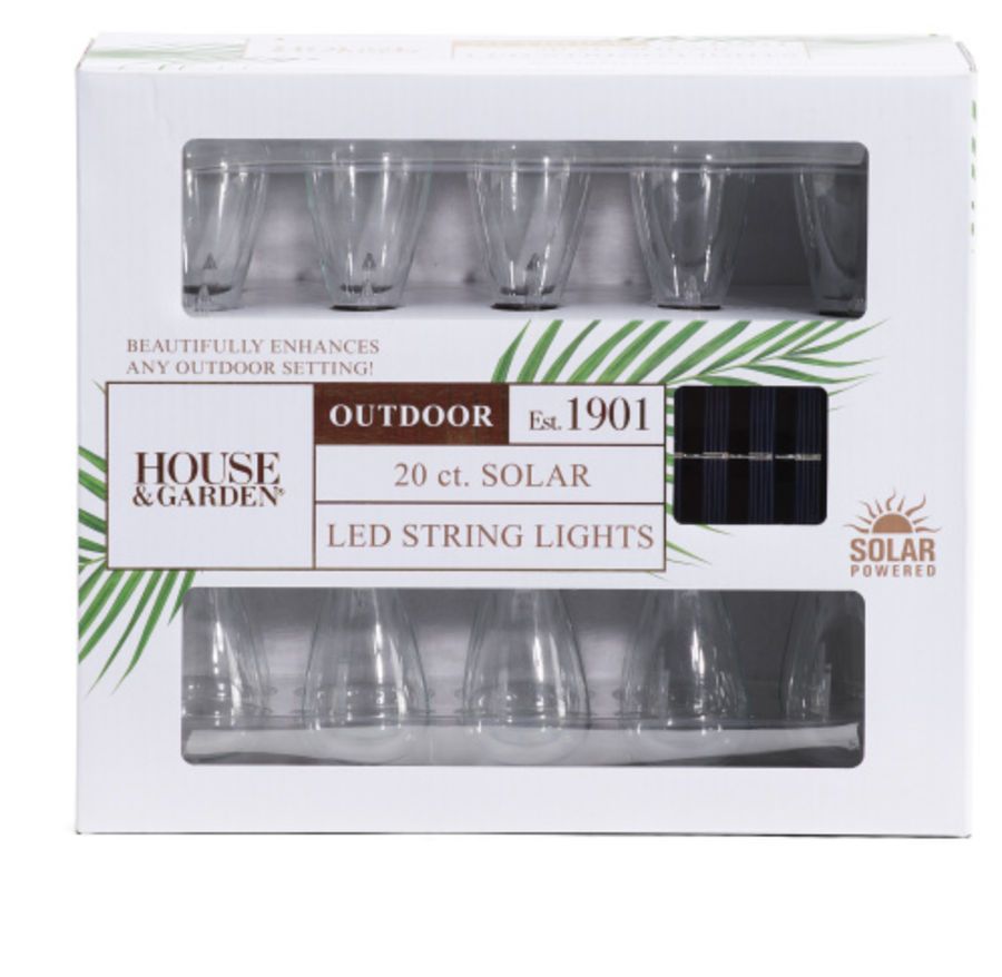 18.5ft Outdoor 20ct Solar Led String Lights | Home | Marshalls added by Chelsea Alysa
