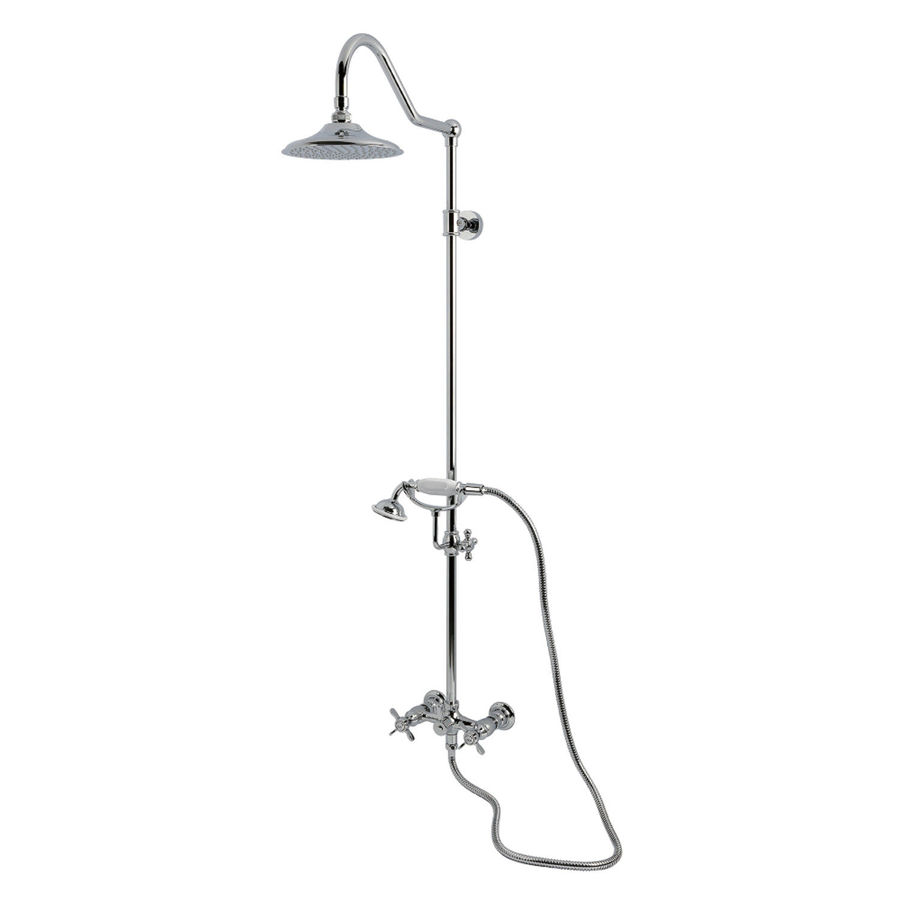 Kingston Brass Essx Wall Mount Rain Drop Shower System with Hand Shower & Reviews | Wayfair added by Rim Berradi
