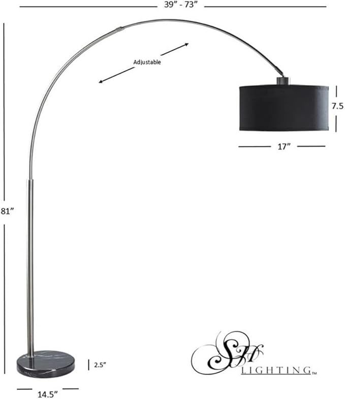 81” Arc Floor Lamp added by Annastasia Valmas-Mann