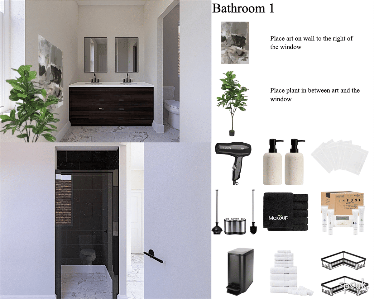 Bathroom Inspo designed by Breanna Selby