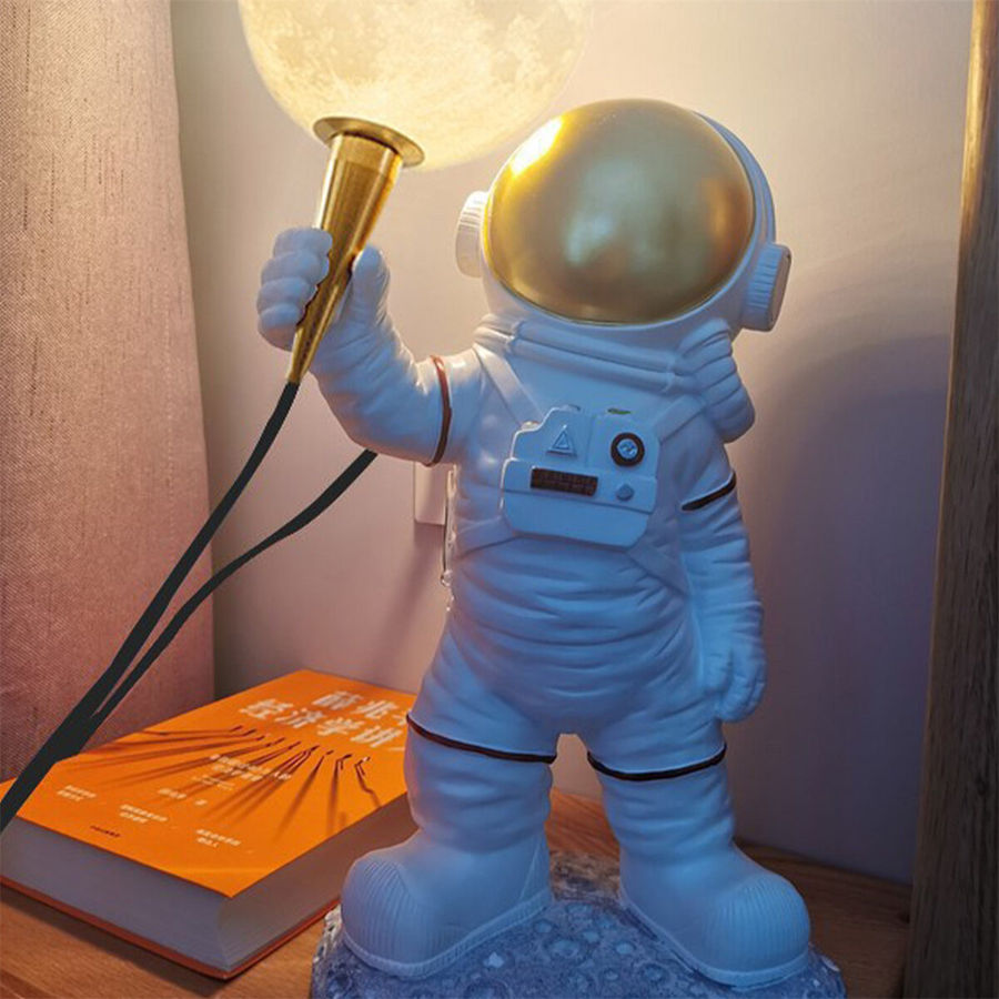 Trinx Astronaut Table Lamp (Warm Light) & Reviews | Wayfair added by Sandy Schargel Interiors