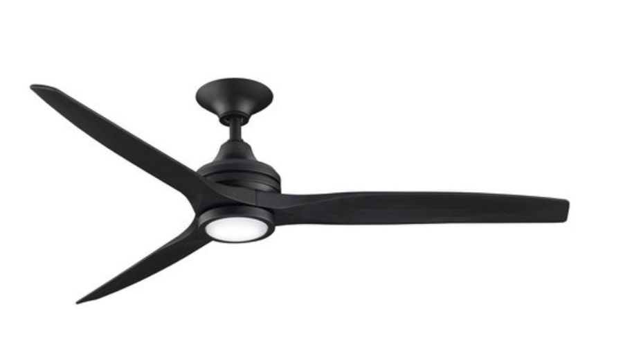 60" Indoor/Outdoor Metal and Wood Ceiling Fan with LED Light added by Spoak Member