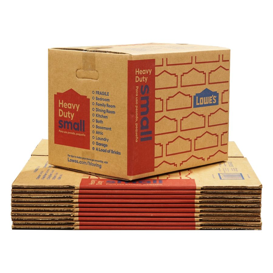 Lowe's 16-in W x 12-in H x 12-in D Small Heavy Duty  Moving Box with Handles (10-Pack) at Lowes.com added by Rachel Fedorov