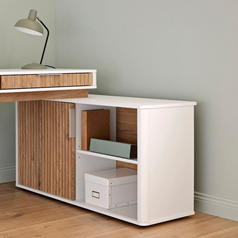 Kiehl L-Shaped Desk 55"w added by Kate Lynn Nemett