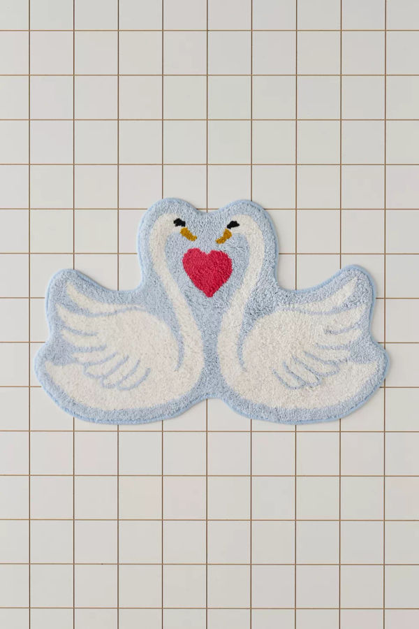 Swan Heart Bath Mat added by Lindsay Lord