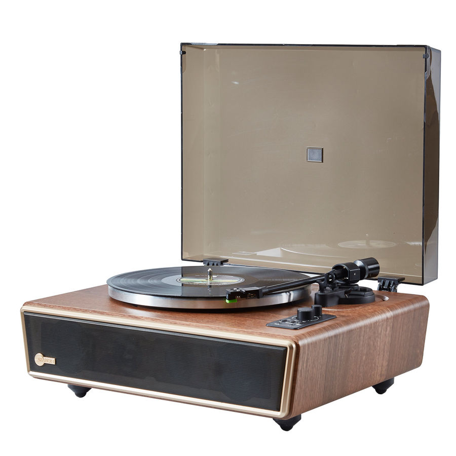 Arkrocket Audio Arkrocket Huygens Bluetooth Turntable with Built-in Speakers & Reviews | Wayfair added by HELEN SALGADO