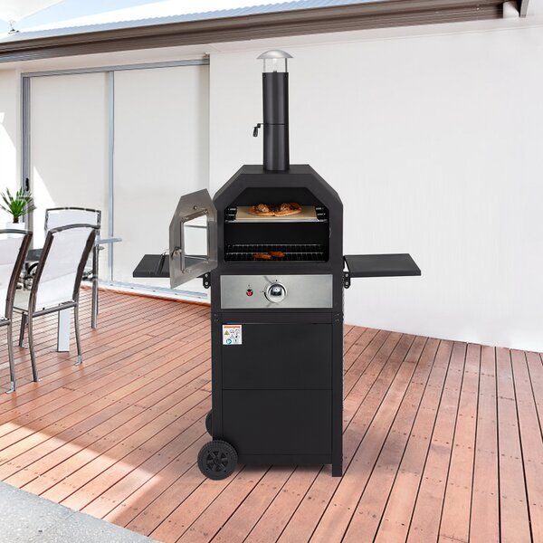 Vicluke Propane Gas Pizza Oven Smokeless Portable Outdoor Pizza Oven With CSA Certification, Foldable Shelves And 2 Layers Oven, Adjustable Flame, 12" Pizza Stone, Pizza Grill, Pizza Maker For Barbecue Camping（Propane Tank Is Excluded） added by Erica Won