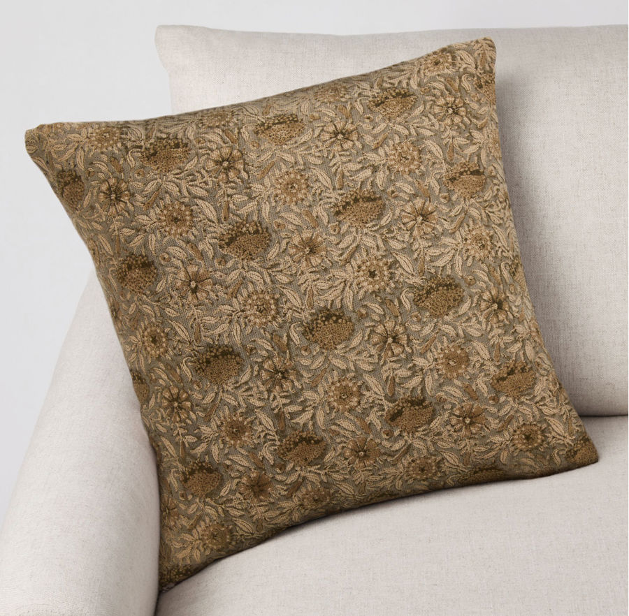 Botanical Block Print Pillow Cover added by Corey Osborn