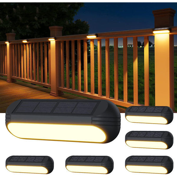 Black Low Voltage Solar Powered Integrated LED Step Light Pack added by Janae Sullivan