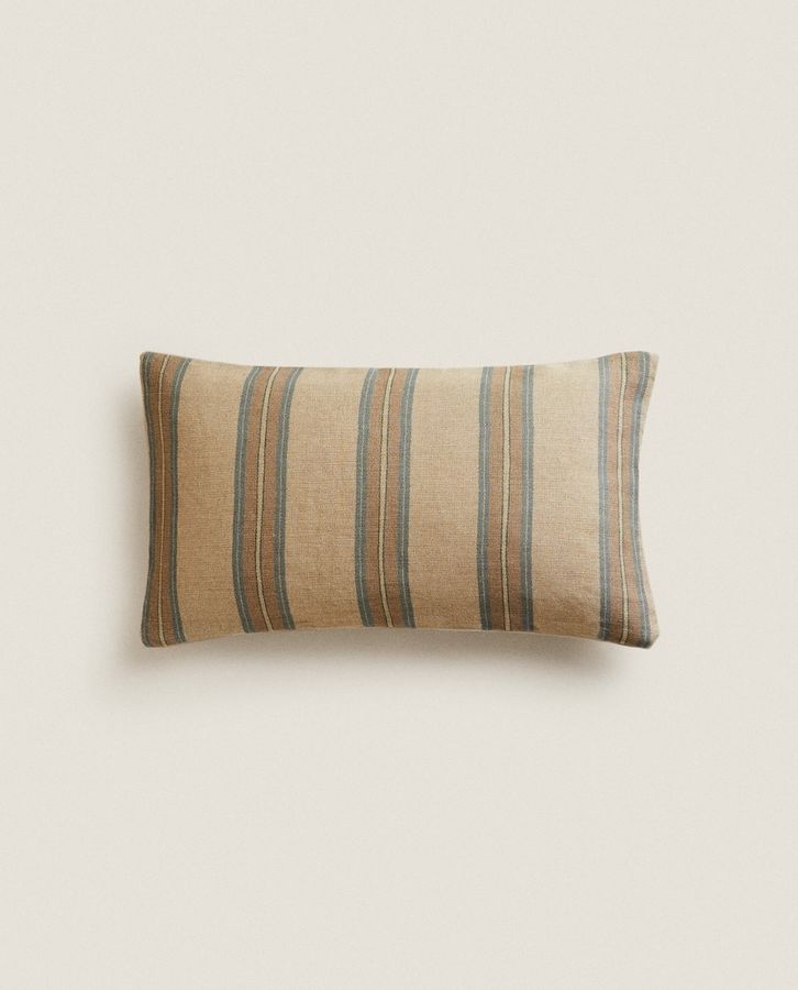 STRIPED LINEN THROW PILLOW COVER -  | Zara Home United States of America added by Spoak Member