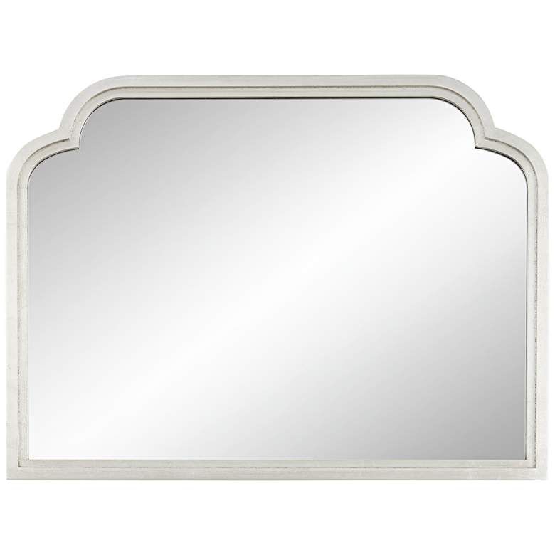 Uttermost Naomi Silver Leaf 40" x 30" Rectangular Wall Mirror - #857J3 | Lamps Plus added by Stacy Roseberry