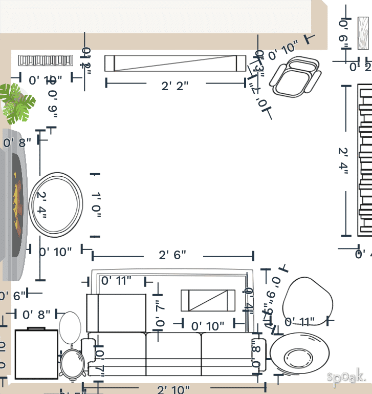 Hallway Layout designed by Jean-Marie Andrews