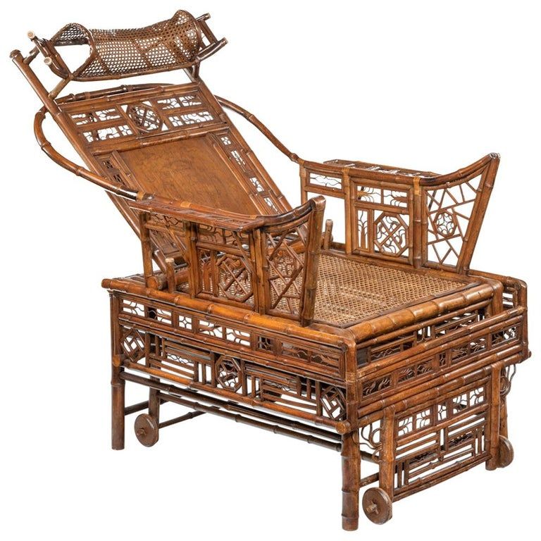 Chinese Export ‘Brighton Pavilion’ Bamboo Adjustable Day Bed added by Jorie Braunold