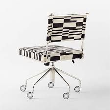 Vicino Modern Black and White Upholstered Office Chair | CB2 added by Angeleek Moquete