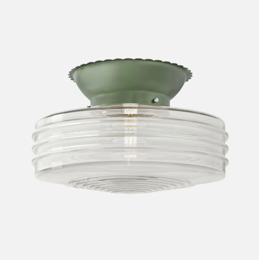 Fran 6" Surface Mount - Clear Shades added by Liz Scott