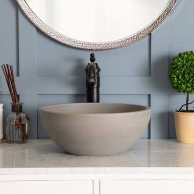 Portland Collection 14 Inch Concrete Vessel Sink added by Kristina Blackford