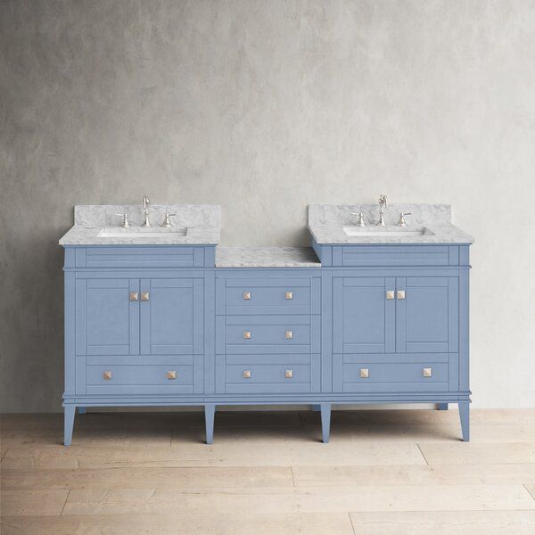 Frankfurt 72" Double Bathroom Vanity Set added by Blair Price