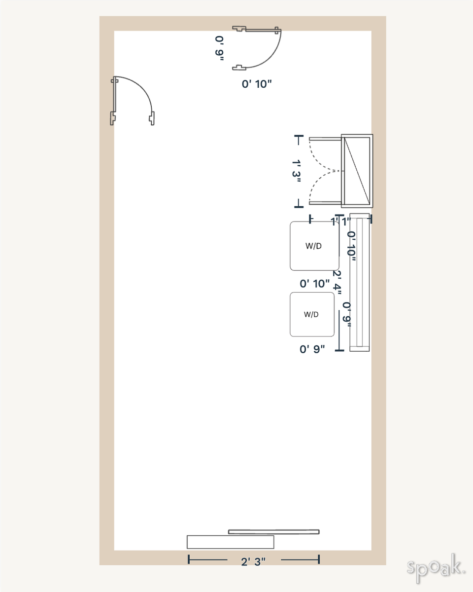 Laundry Room Layout designed by Sorena Maes