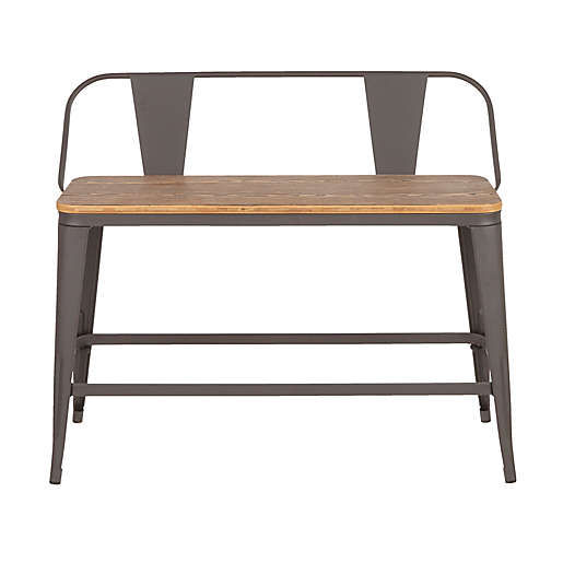 LumiSource Oregon Counter Bench in Grey added by Andy Mansoor