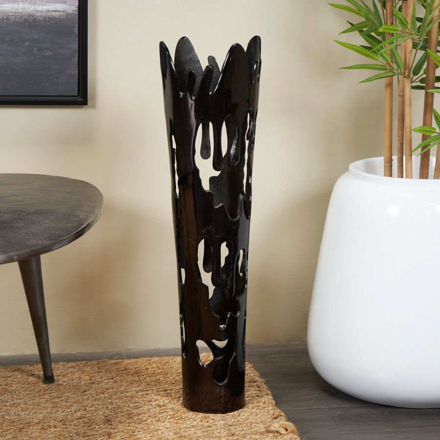 Langley Street® Moderna Aluminum Floor Vase & Reviews | Wayfair added by Ivy Hester
