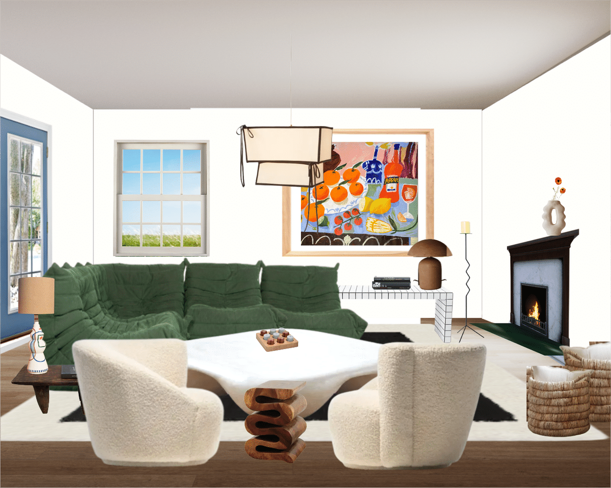 Living Room Layout designed by Hilah Stahl