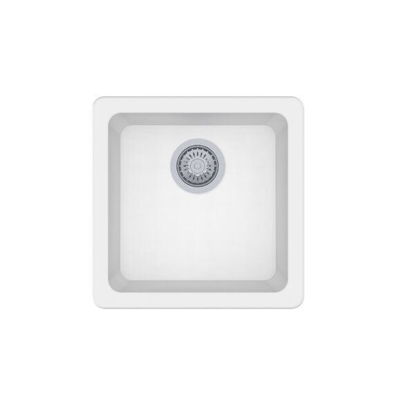 Winpro 16.644'' W Single Bowl Granite Dual Mount Kitchen Sink added by Haley Freckleton