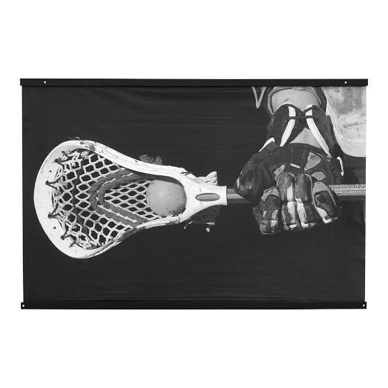 Black and White Lacrosse Wall Mural added by Anna Valdez