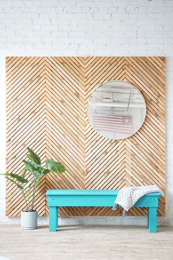 Summit Panels Natural Solid Wood Modern Rustic Accent Wall Backsplash Room Divider Handmade in USA - Etsy added by erika grossman