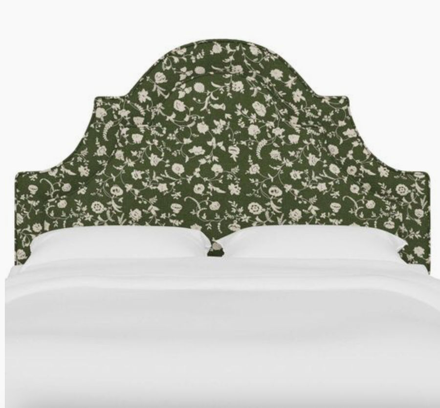 Kennedy Arched Headboard, Olive Floral - Twin added by Patricia Foody