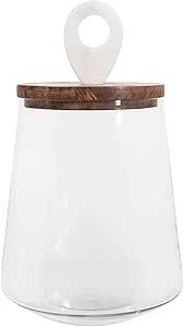 Bloomingville AH0694 Kitchen Storage, 7" Round x 12" H, Clear added by Madeline Abernathy