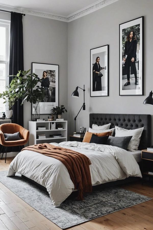 20 Coolest Bedroom Decor Ideas to Copy from the Streets to Your Space in 2024 | Gray bedroom walls, Bedroom design, Bedroom setup added by Luis Araujo