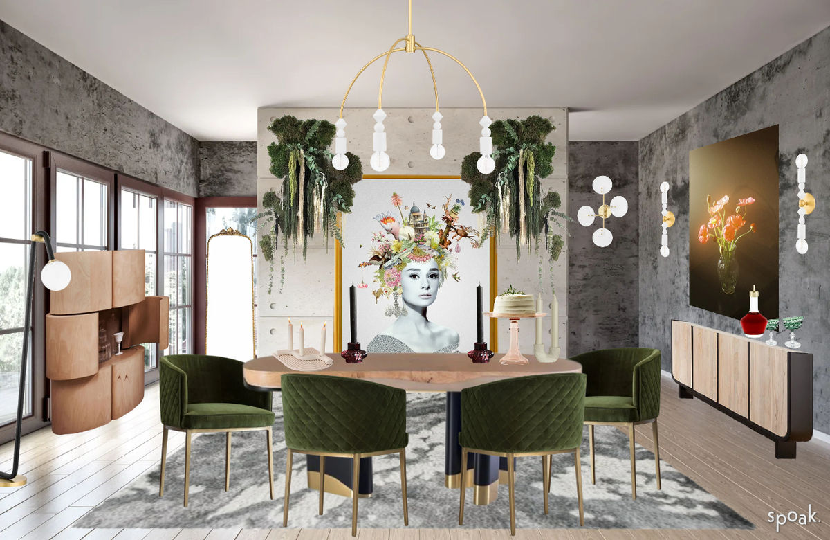 Beige Dining Room Ideas designed by Amber Wilcox