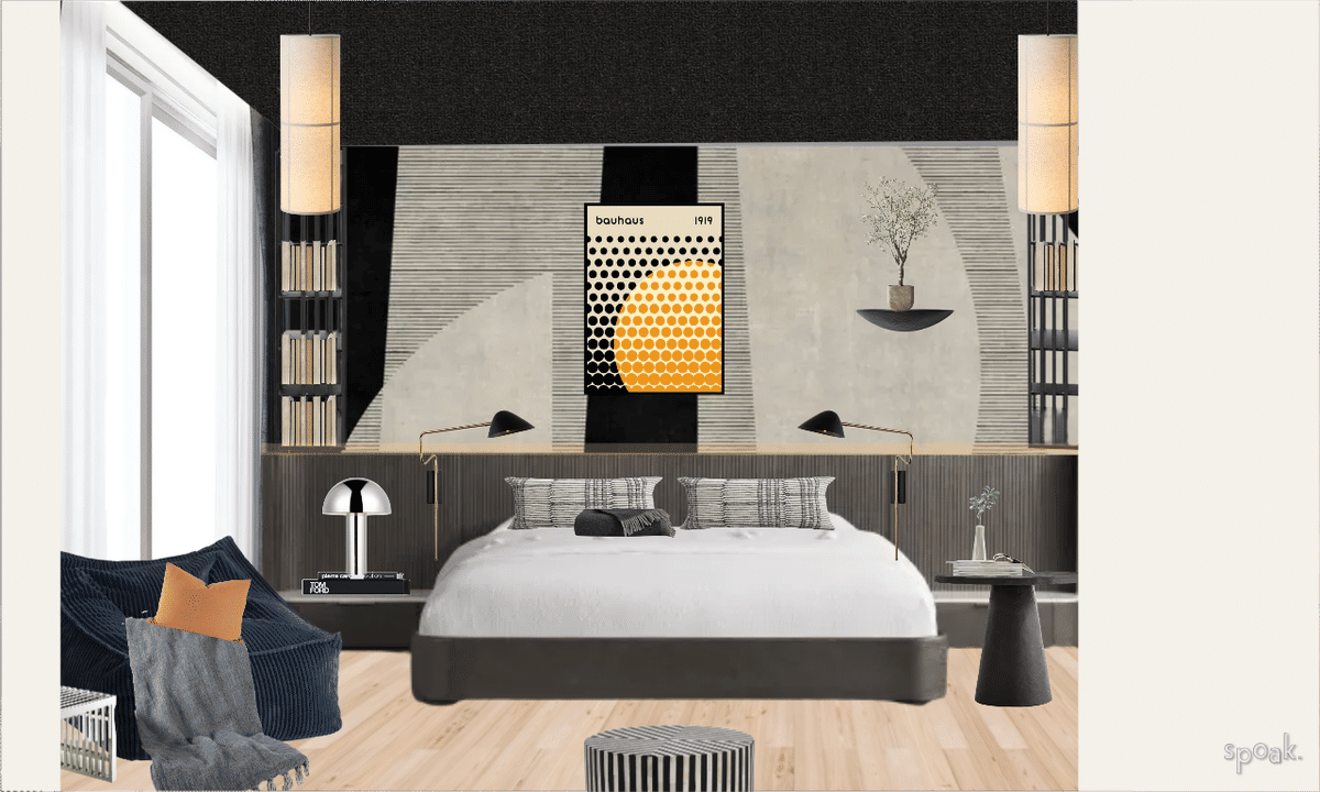 Yellow Bedroom Inspiration designed by diana guo