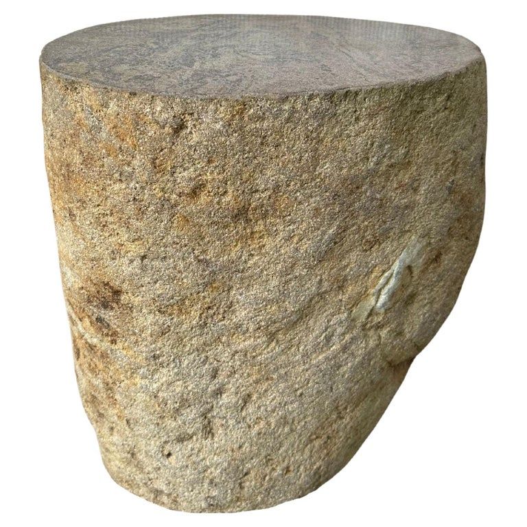 Solid Stone Side Table / Pedestal from Java, Indonesia added by Nicole Schwan