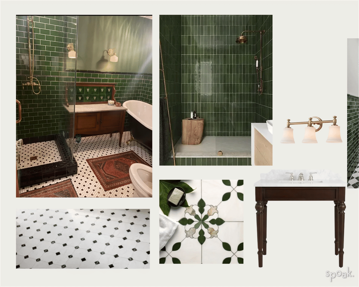 Primary Bathroom Inspiration designed by Blackbird House